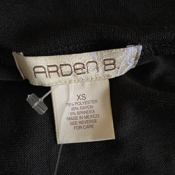 Arden B Lightweight Draped Cardigan Women Open Front Tie 2 Ways Sweater - Picture 5 of 12